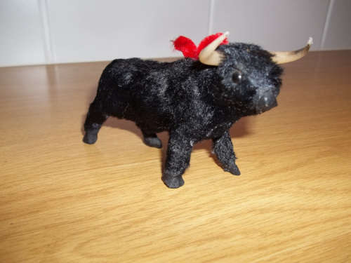 Spanish Matador Figurine with Bull