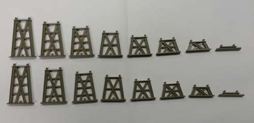 Lima HO Scale Accessories - Bridge Piers x 16   R1 START!!!