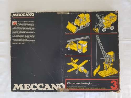 Meccano Vintage Set #3 in Original Box!!!