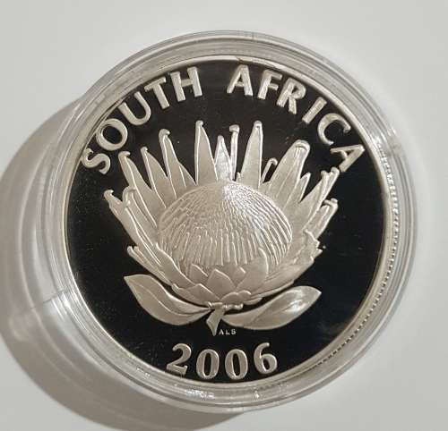 Protea Series - 2006 Silver R1 PROOF - Desmond Tutu - Mintage - 1375 High Value!!!