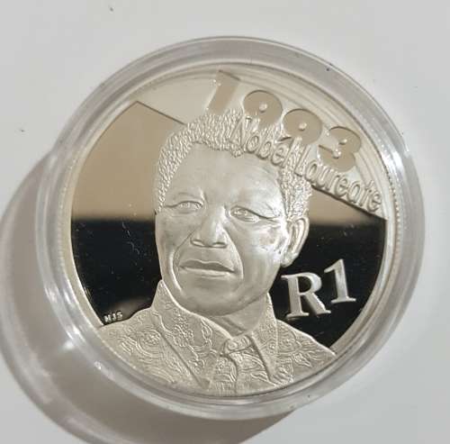 Protea Series - 2007 Silver R1 PROOF - Nelson Mandela - Mintage - 5208 High Value!!!