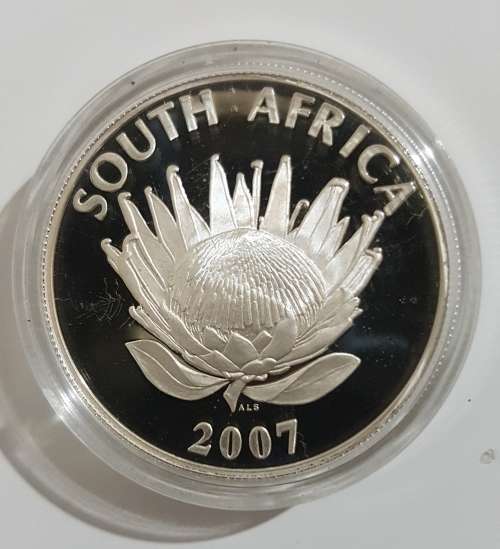 Protea Series - 2007 Silver R1 PROOF - FW De Klerk - Mintage - 2507 High Value!!!