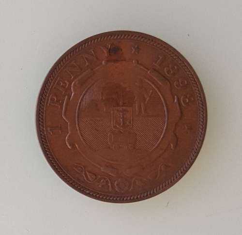 ZAR 1 Penny 1898 - Nice Condition