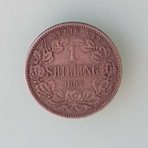 ZAR 1897 1 shilling - Nice condition