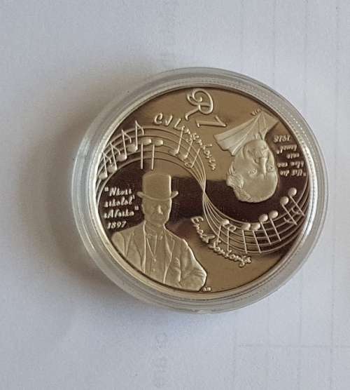 Protea Series - 2009 Silver R1 PROOF - National Anthem - Low Mintage -