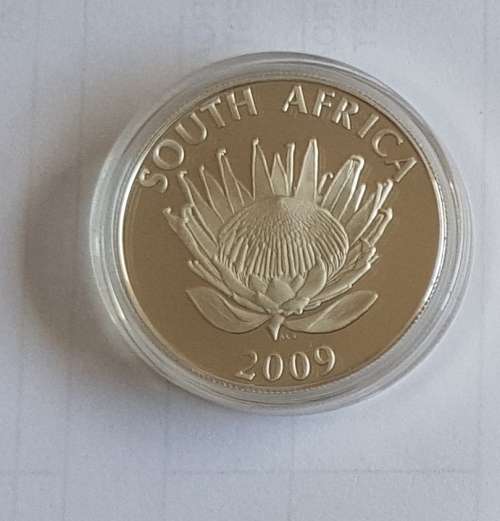 Protea Series - 2009 Silver R1 PROOF - National Anthem - Low Mintage -