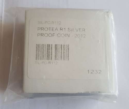 Protea Series - 2012 Silver R1 PROOF -Walter & Albertina Sisulu Mintage - 1644 Still sealed