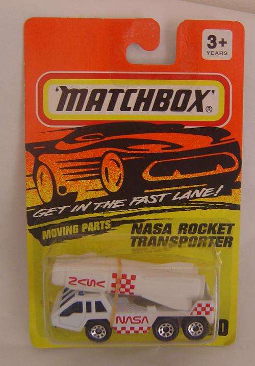Matchbox Superfast 1990's Blister Pack - # 60 NASA Rocket Transporter - Mint on Card!!!!