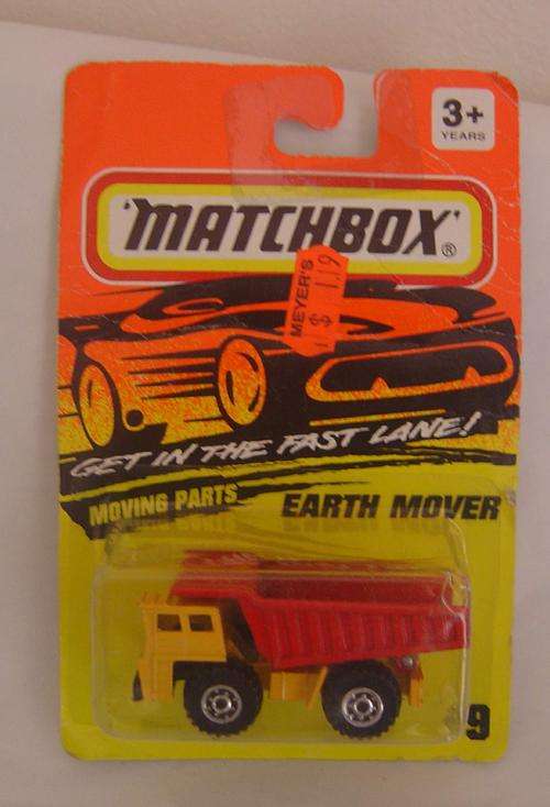Matchbox Superfast 1990's Blister Pack - # 9 Earth Mover- Mint on Card!!!!