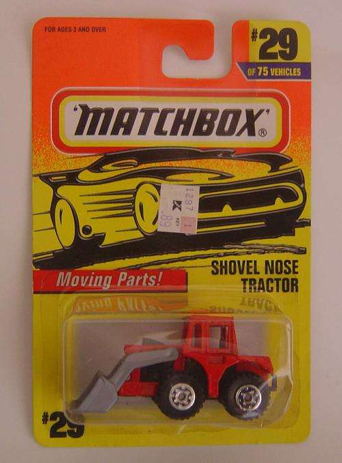 Matchbox Superfast 1990's Blister Pack - # 29 Shovel Nose Tractor - Mint on Card!!!!