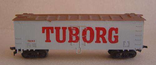 LifeLike HO Scale Wagon - 40ft Reefer - Tuborg
