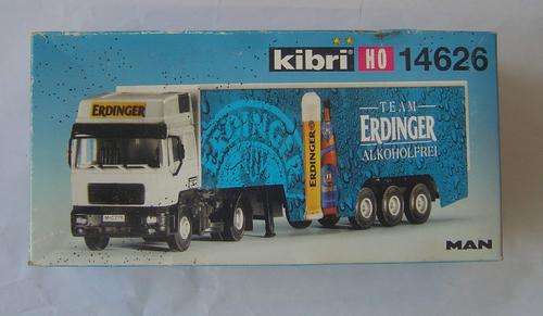 KIBRI HO Scale Truck Kit - 14626 MAN Truck & Trailer