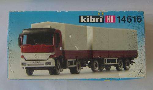 KIBRI HO Scale Truck Kit - 14616 Mercedes Truck and Trailer