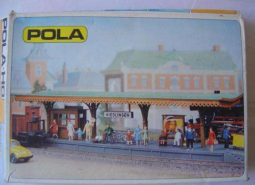 POLA HO Scale Building Kit #555 - Platform Kit x 2