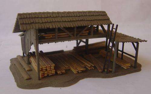 HO Scale Building - Small Lumber Yard