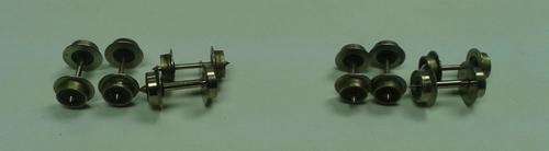 N Scale Accessories - Metal Wheels x 2 Sets