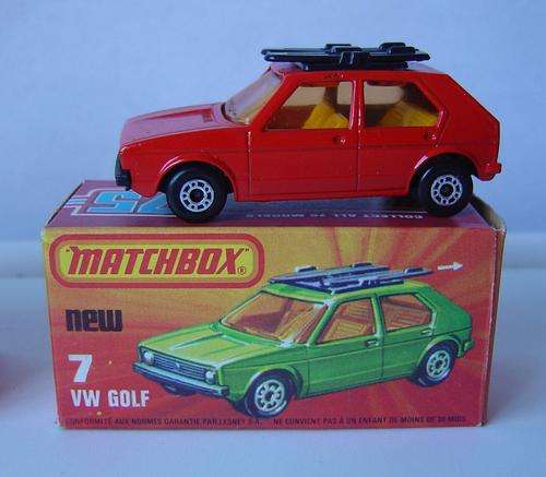 Matchbox Lesney #7 VW Golf - RED!!!