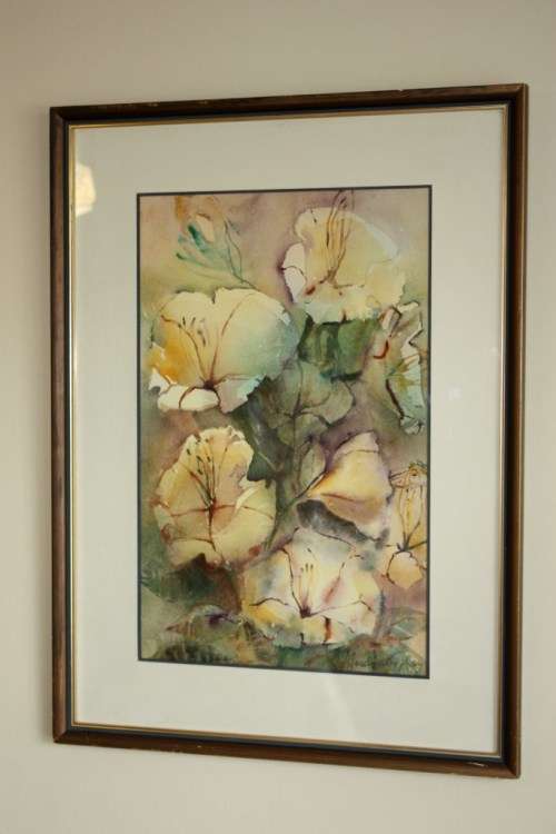 Famous Jocelyn Boyley painting of Cups of gold