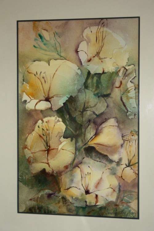 Famous Jocelyn Boyley painting of Cups of gold