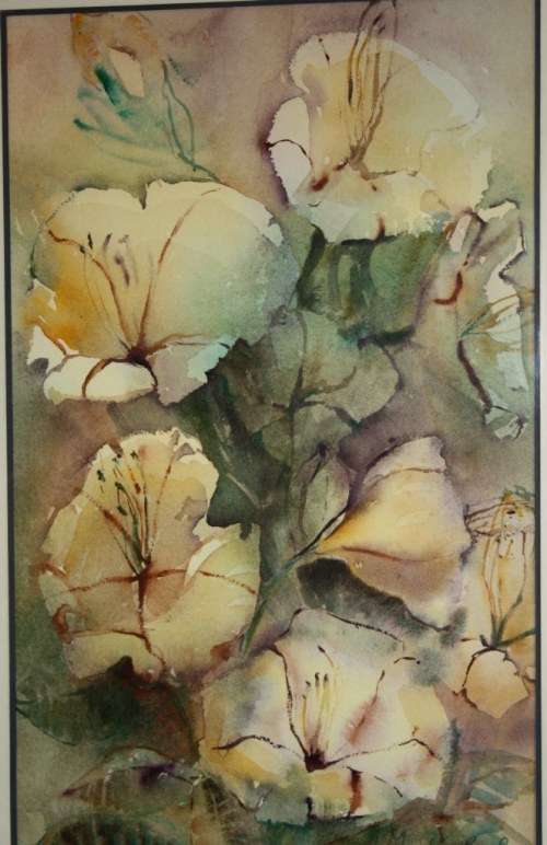 Famous Jocelyn Boyley painting of Cups of gold