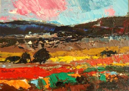 Dale Elliott landscape oil painting Value R2500
