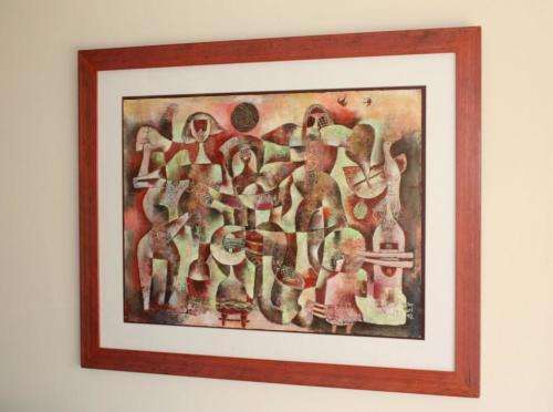 Oil painting by Nicho Phuti