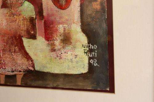 Oil painting by Nicho Phuti