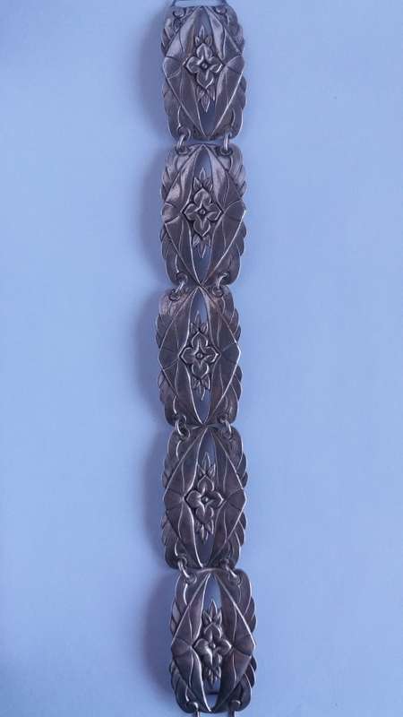 Dutch nouveau silver bracelet