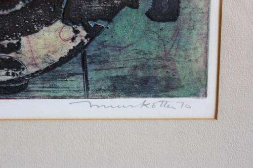 Dirk Meerkotter etching and aquatint