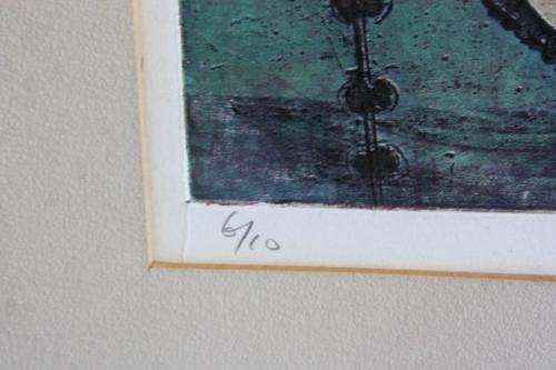 Dirk Meerkotter etching and aquatint