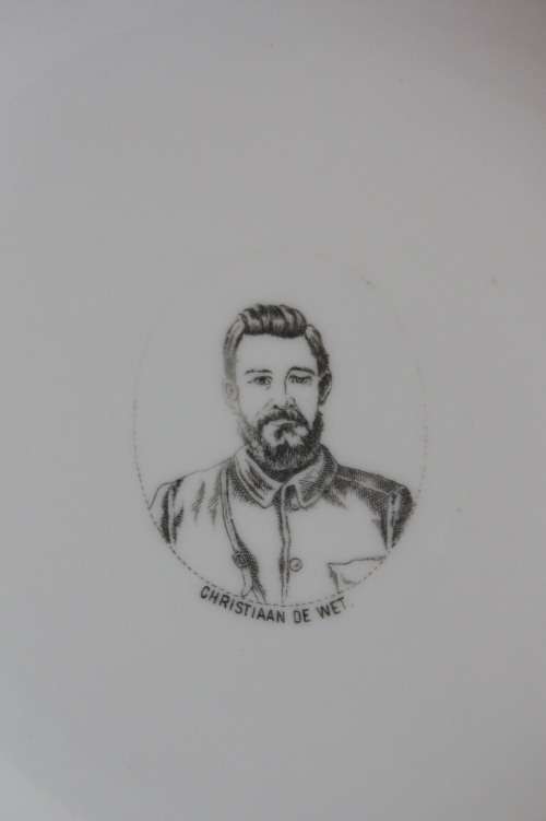 Christiaan de Wet Porcelain plate