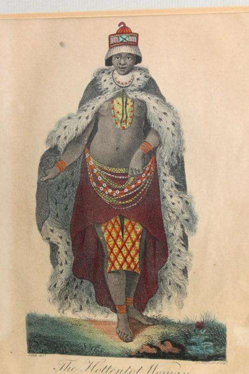1794 Hottentot Woman engraving by John Chapman