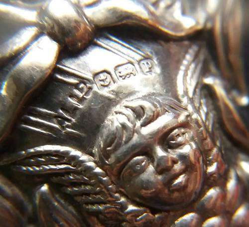 Sterling silver baby's rattle (Adie & Lovekin)