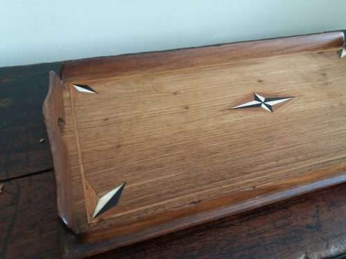 Old Cape wooden tray with inlay