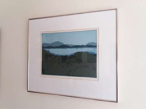 Alice Goldin - Winter morning woodcut
