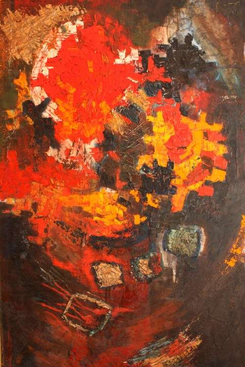 Ian Coetser oil on board 1966