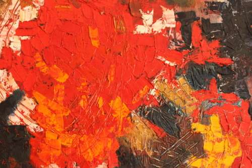 Ian Coetser oil on board 1966