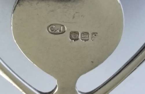 Scottish sterling silver and millefiori Luckenbooth pendant