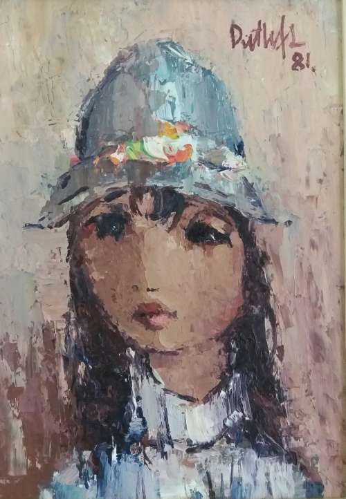 Jan Deetlefs oil painting