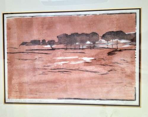 Alice Goldin woodcut