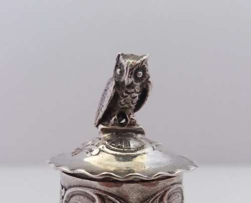 Miniature sterling silver tankard