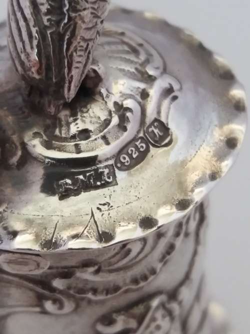 Miniature sterling silver tankard