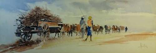 Wallace Hulley watercolour
