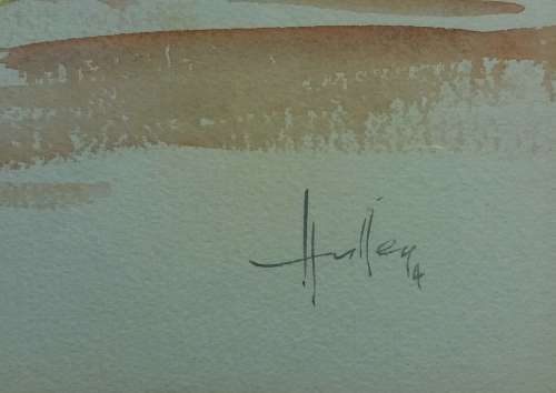 Wallace Hulley watercolour