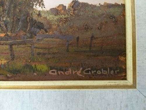 Landscape painting by Andre Grobler