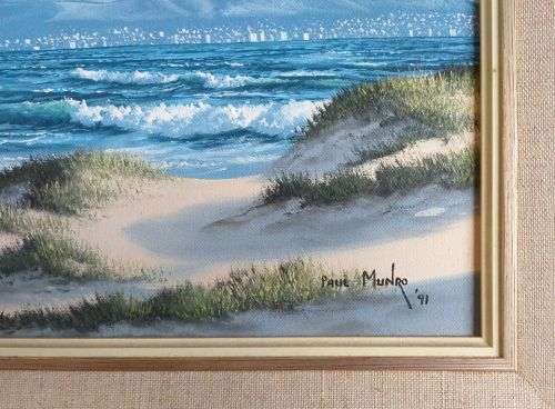 Oil painting of Table Mountain by Paul Munro