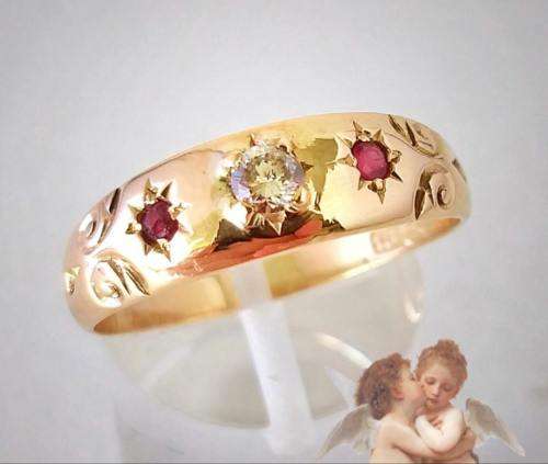 Victorian ruby and diamond ring