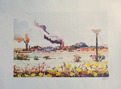 Walter Battiss signed lithograph