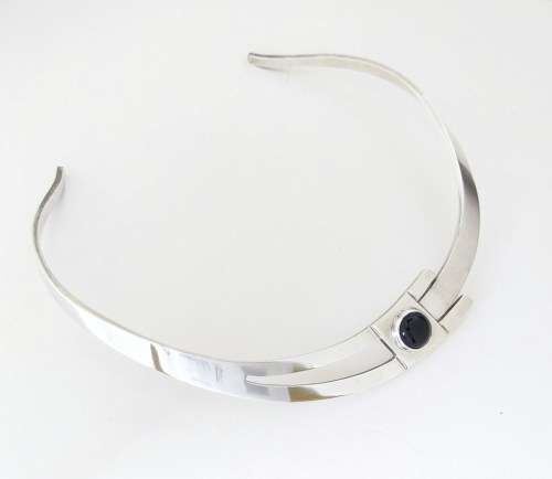 Mid Century sterling silver choker by TAXCO