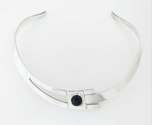 Mid Century sterling silver choker by TAXCO
